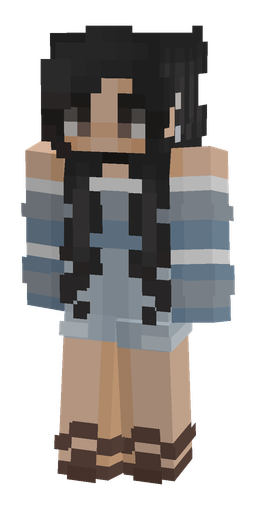 Black skin: body, front render