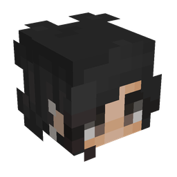 Black skin: head render