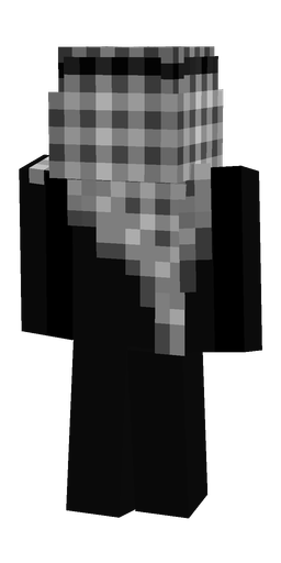 Black skin: body, back render