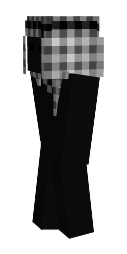 Black skin: body, left side render