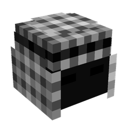 Black skin: head render