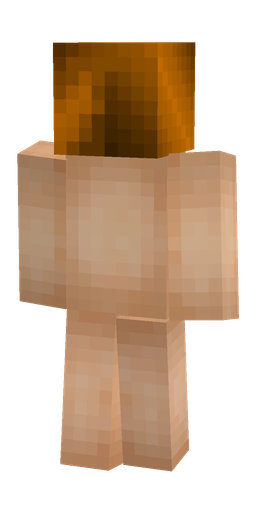 Brown skin: body, back render