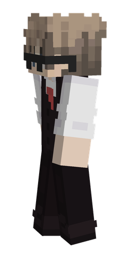 Black skin: body, left side render