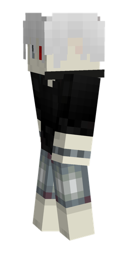 Black skin: body, left side render