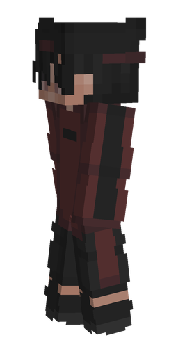 Black skin: body, left side render