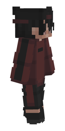 Black skin: body, right side render