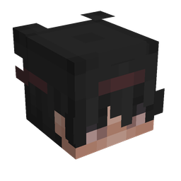Black skin: head render