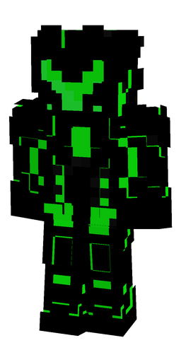 Black skin: body, front render