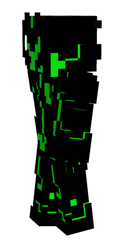 Black skin: body, left side render