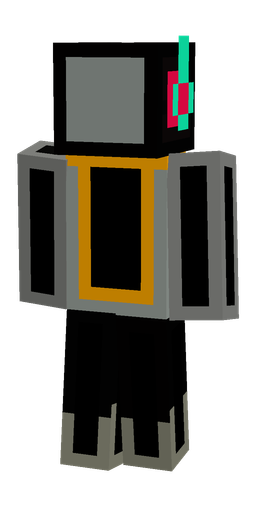 Black skin: body, front render