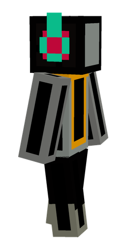 Black skin: body, right side render