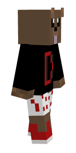 Black skin: body, right side render
