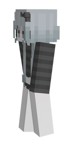 Black skin: body, left side render