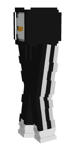 Black skin: body, left side render