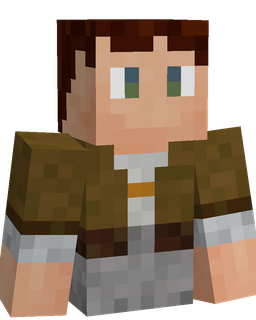 Brown skin: bust render