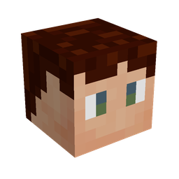 Brown skin: head render