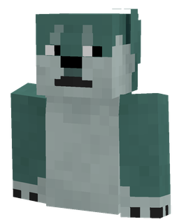 Blue skin: bust render