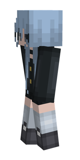 Black skin: body, left side render