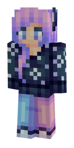 Blue skin: body, front render