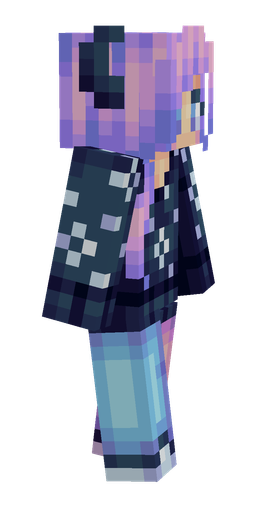 Blue skin: body, right side render