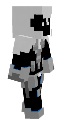 Black skin: body, right side render