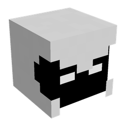 Black skin: head render
