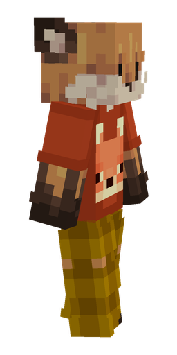 Brown skin: body, right side render