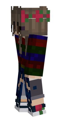 Black skin: body, left side render