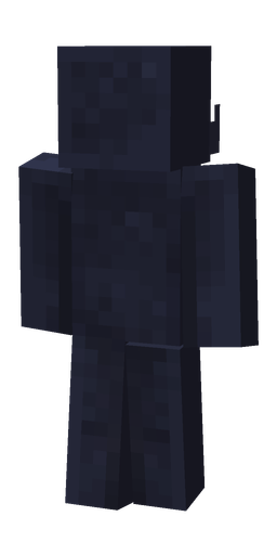 Blue skin: body, back render