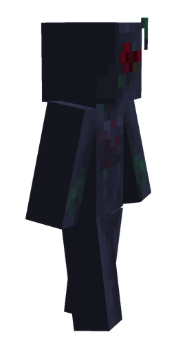 Blue skin: body, right side render