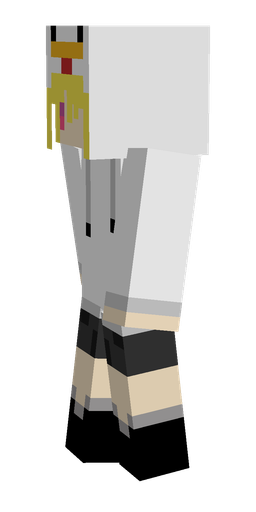 Black skin: body, left side render