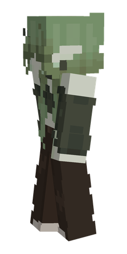 Black skin: body, left side render