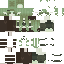 Black skin: raw texture render