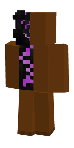 Black skin: body, back render