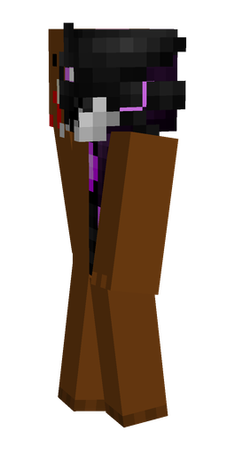 Black skin: body, left side render