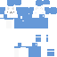 Blue skin: raw texture render