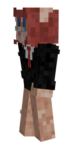 Black skin: body, left side render