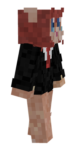 Black skin: body, right side render