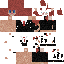 Black skin: raw texture render