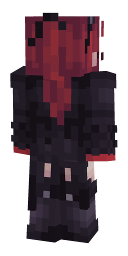 Black skin: body, back render