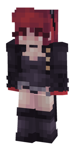 Black skin: body, front render