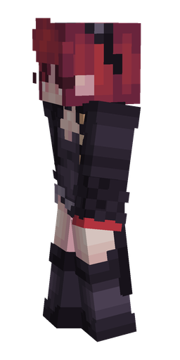 Black skin: body, left side render