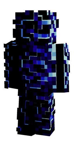 Black skin: body, back render