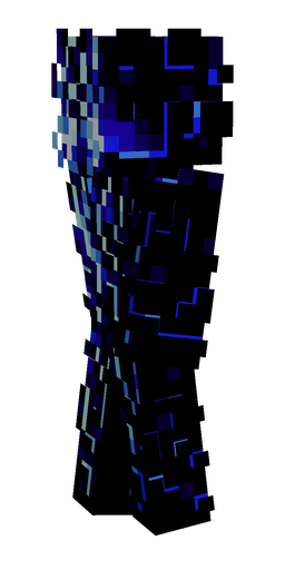 Black skin: body, left side render