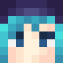 Blue skin: face render