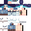 Blue skin: raw texture render