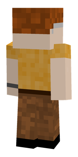 Brown skin: body, back render