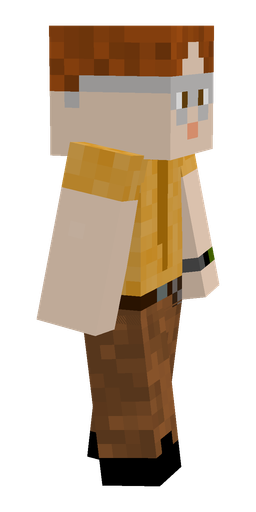 Brown skin: body, right side render