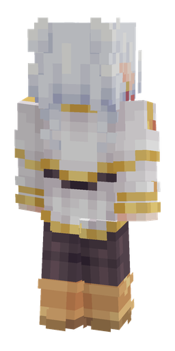 Blue skin: body, back render