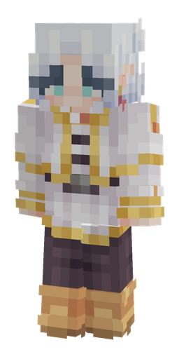 Blue skin: body, front render